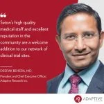 Adaptive Research and AHMC Seton Medical Center Announce Collaboration to Expand Clinical Trial Access to Both In- and Out-Patient Settings